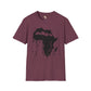 African map graffiti unisex softstyle tee Funky African