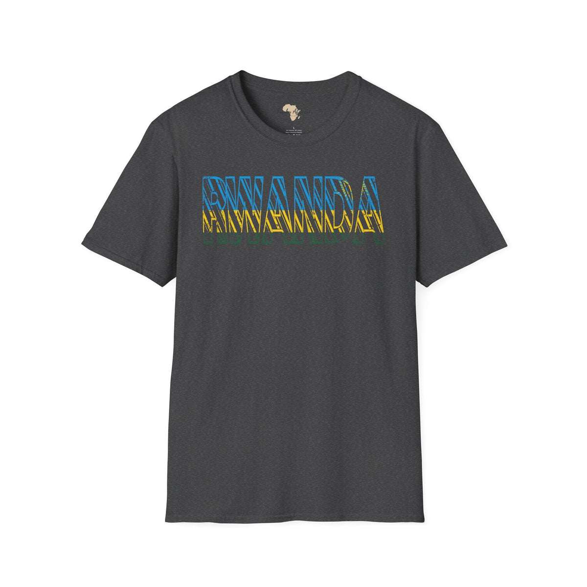 Rwanda text unisex softstyle tee Funky African