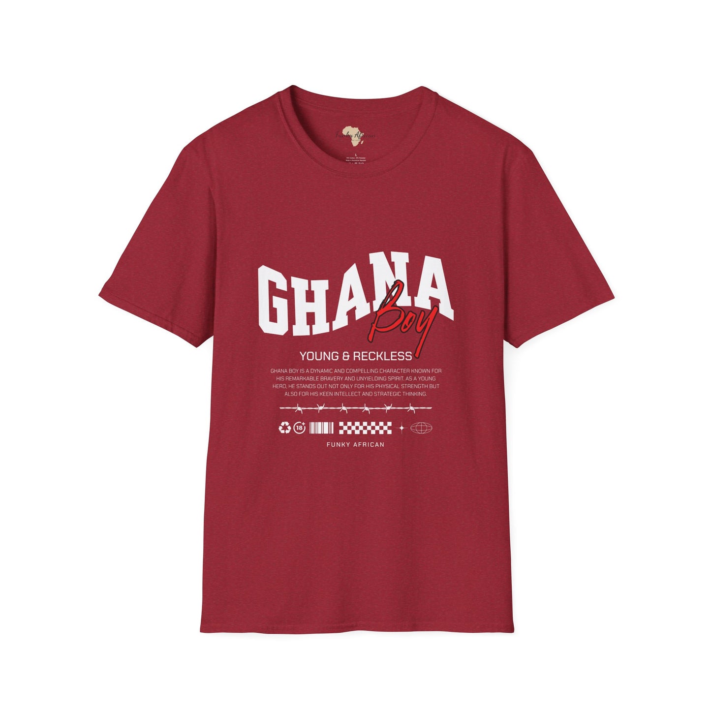 Ghana boy unisex softstyle tee