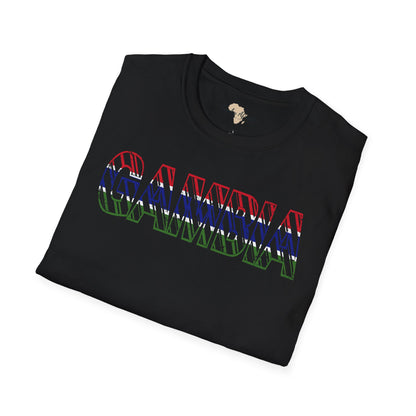 Gambia text unisex softstyle tee