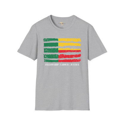 Benin strip unisex softstyle tee