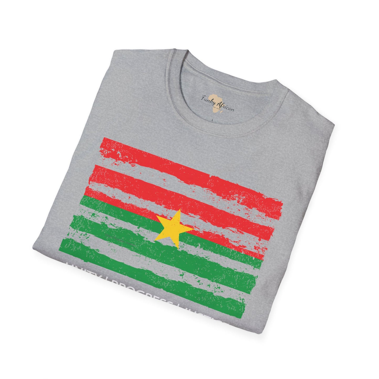 Burkina Faso strip unisex softstyle tee