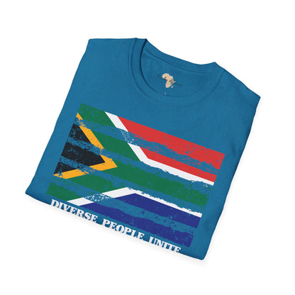 South Africa strip unisex softstyle tee