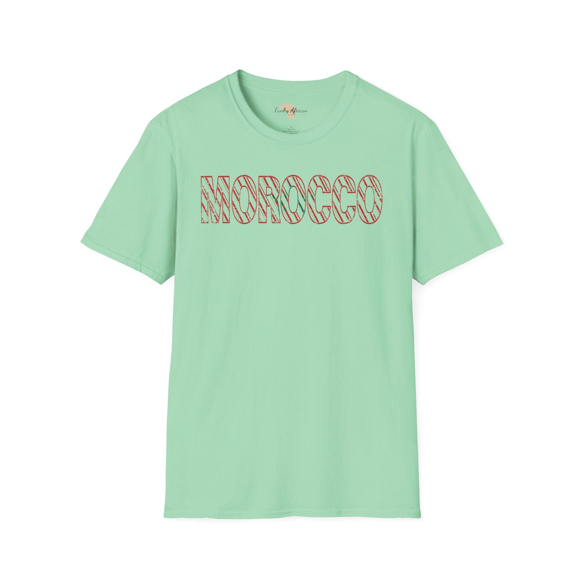 Morocco text unisex softstyle tee Funky African