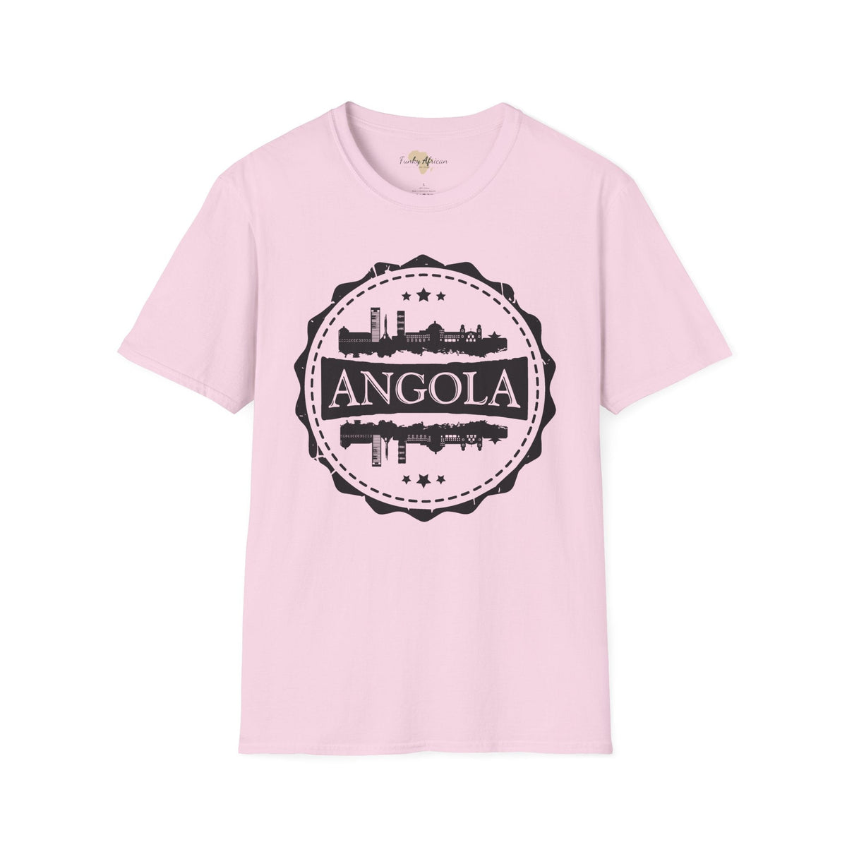 Angola Stamp unisex tee Funky African