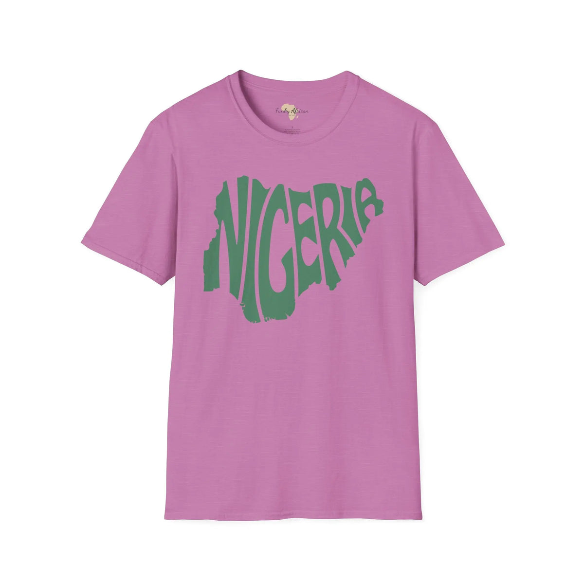 Nigeria cut unisex softstyle tee Funky African