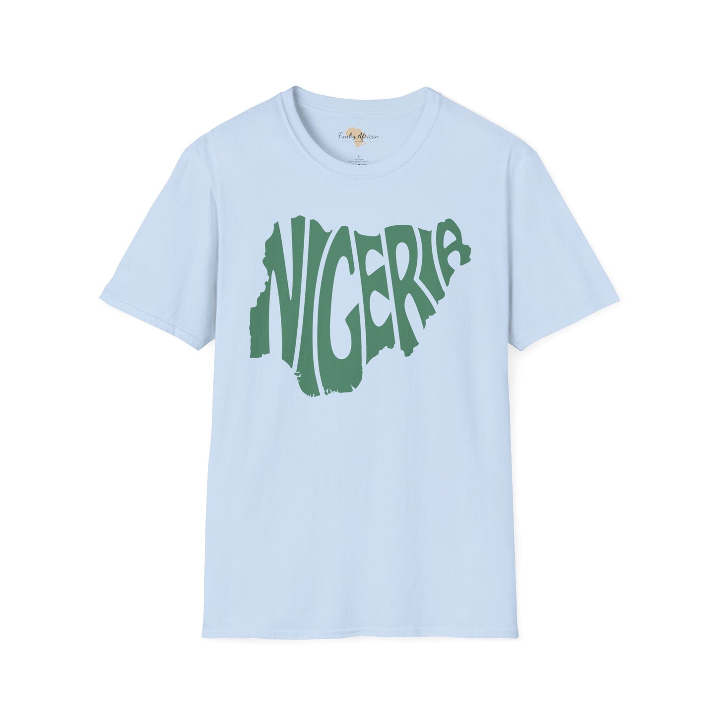 Nigeria cut unisex softstyle tee