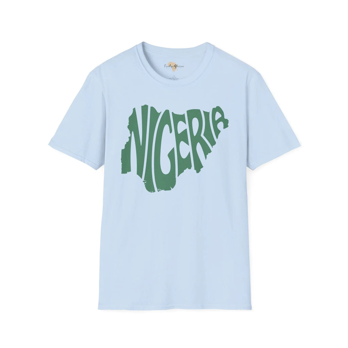 Nigeria cut unisex softstyle tee Funky African