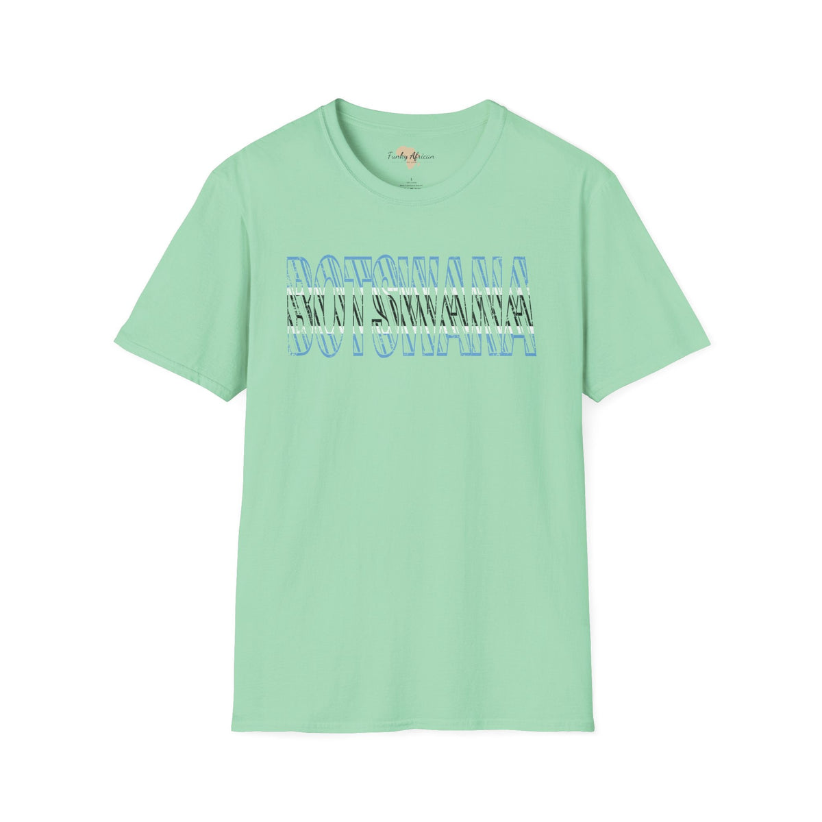 Botswana text unisex softstyle tee Funky African