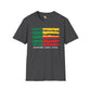 Benin strip unisex softstyle tee Funky African