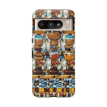 African Print Google Pixel Tough Cases