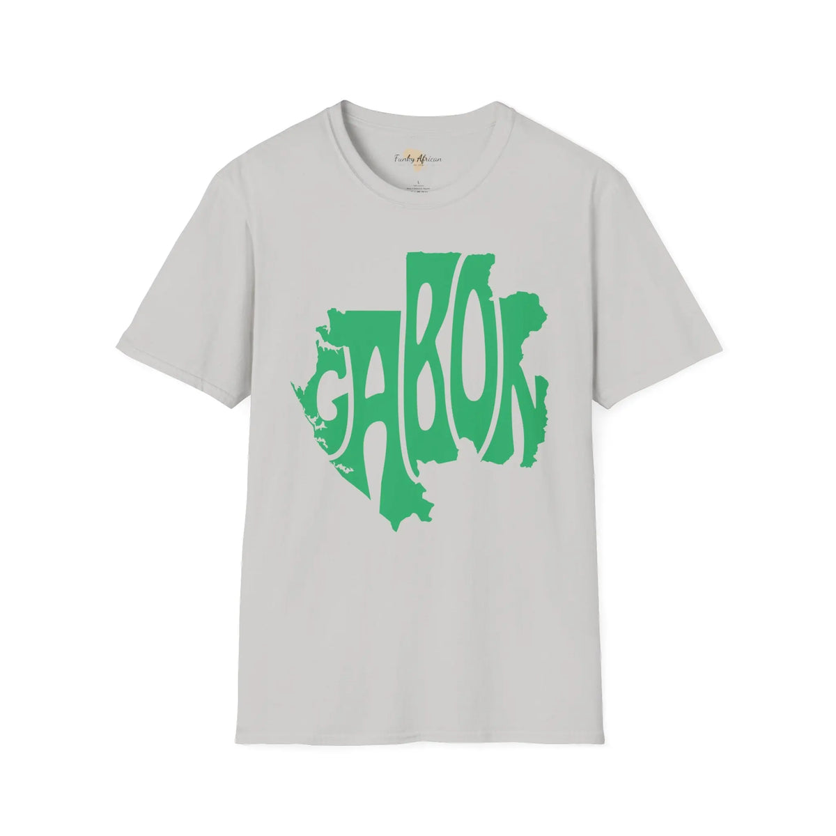 Gabon cut unisex softstyle tee Funky African