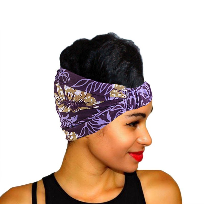 African Style Printed Wide Headband