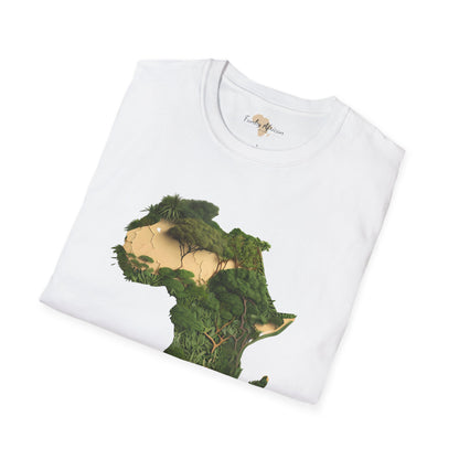 African forest unisex softstyle tee