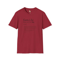 Family unisex softstyle tee Funky African