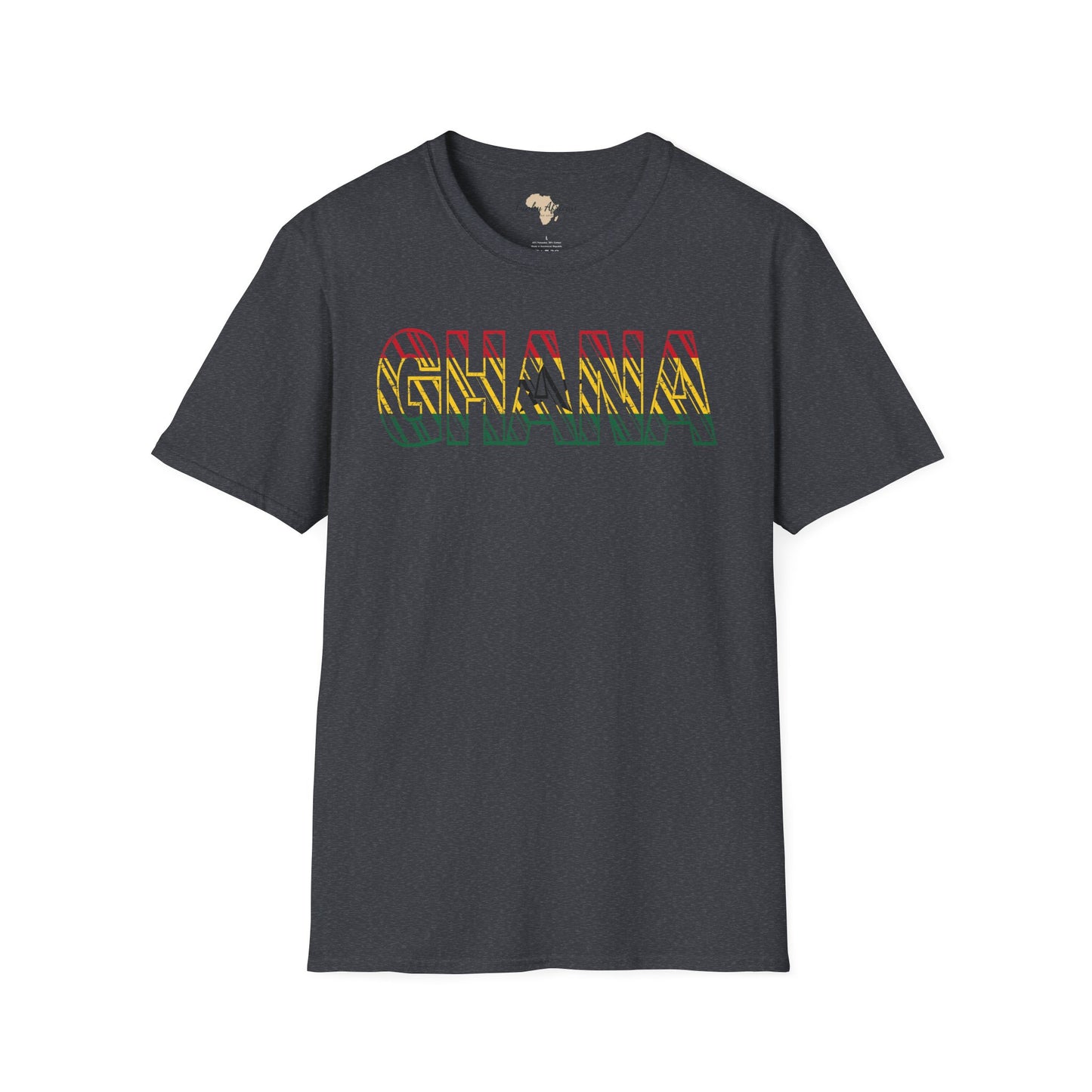 Ghana text unisex softstyle tee