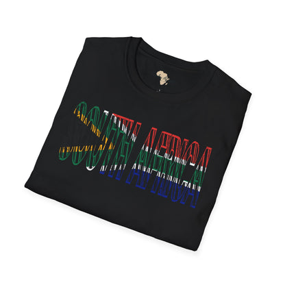 South African text unisex softstyle tee