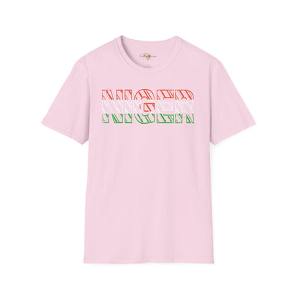 Nigerien text unisex softstyle tee