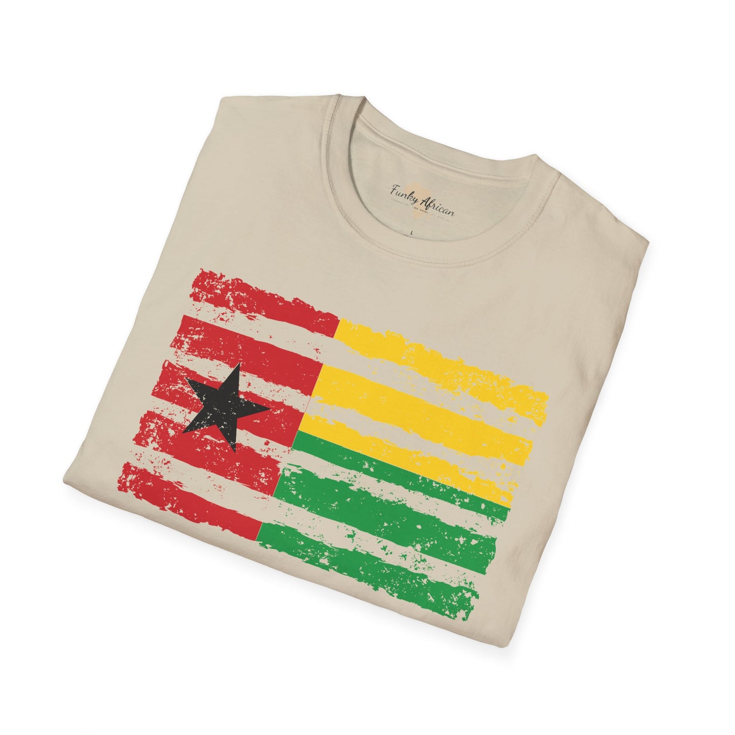 Guinea-Bissau strip unisex softstyle tee