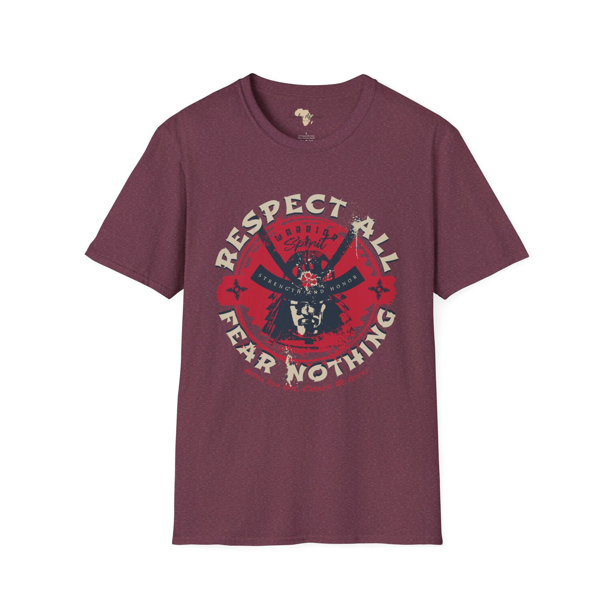 Respect all unisex softstyle tee Funky African