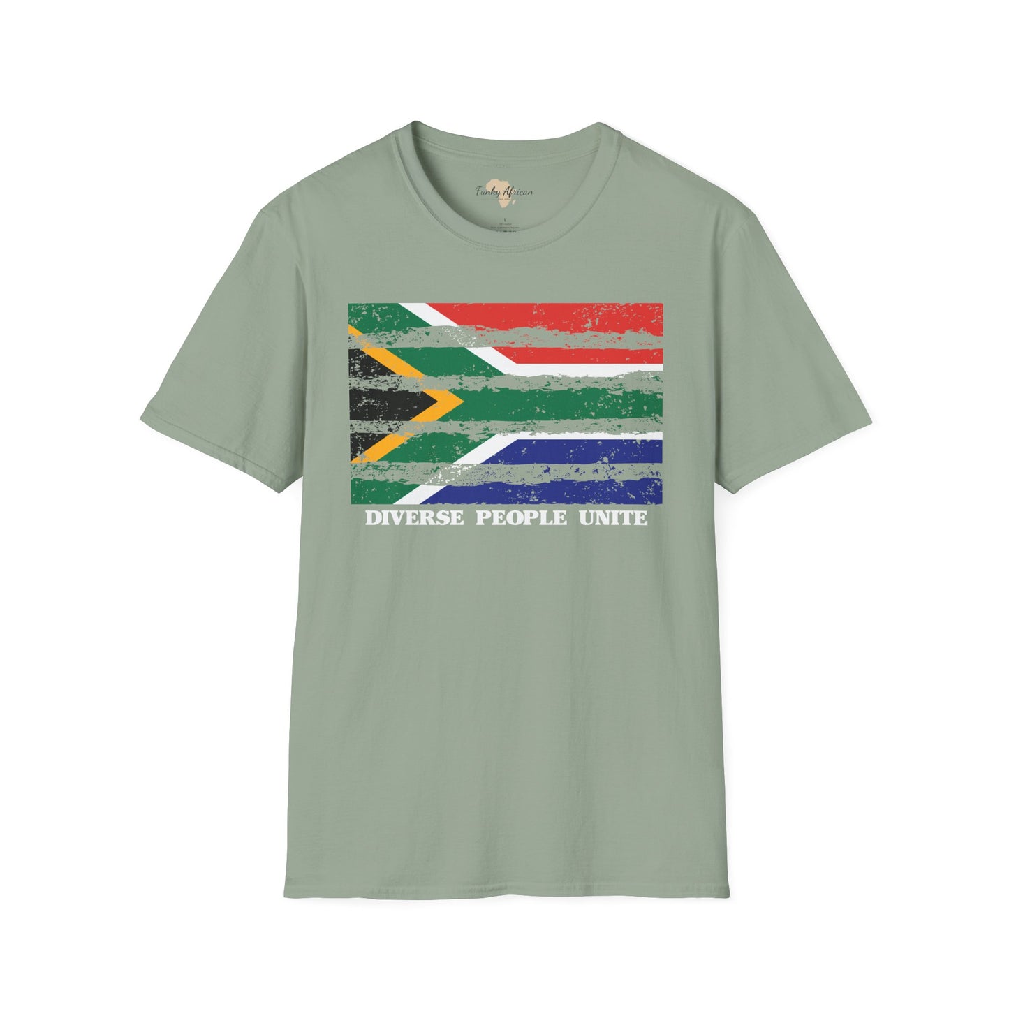 South Africa strip unisex softstyle tee