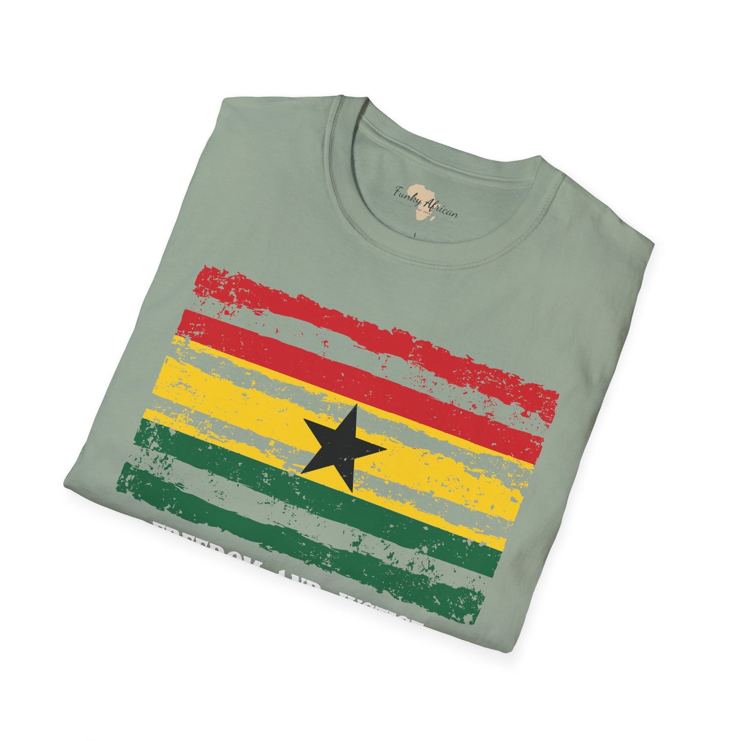 Ghana strip unisex softstyle tee