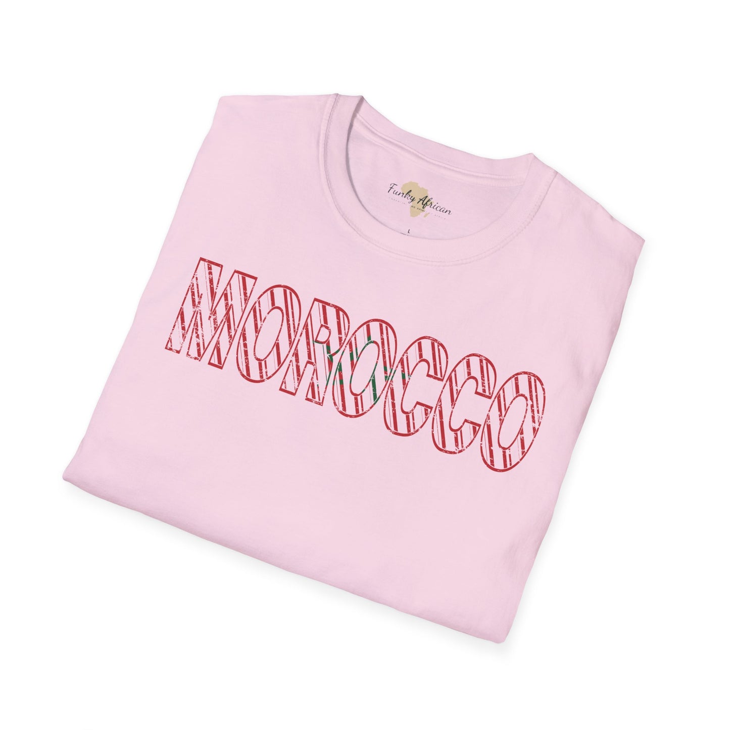 Morocco text unisex softstyle tee