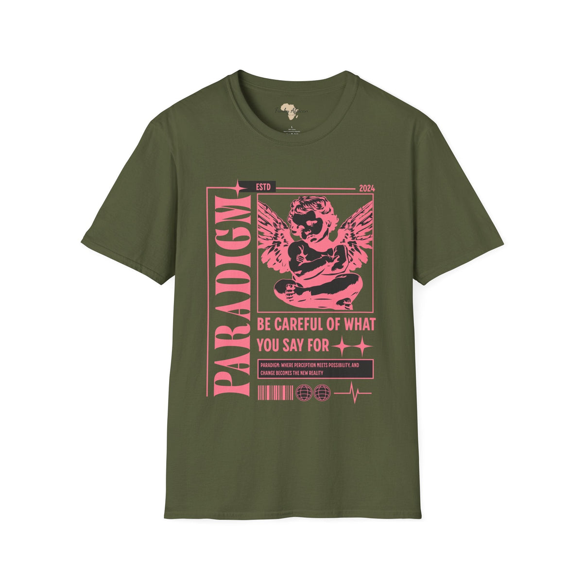 Paradigm unisex softstyle tee Funky African