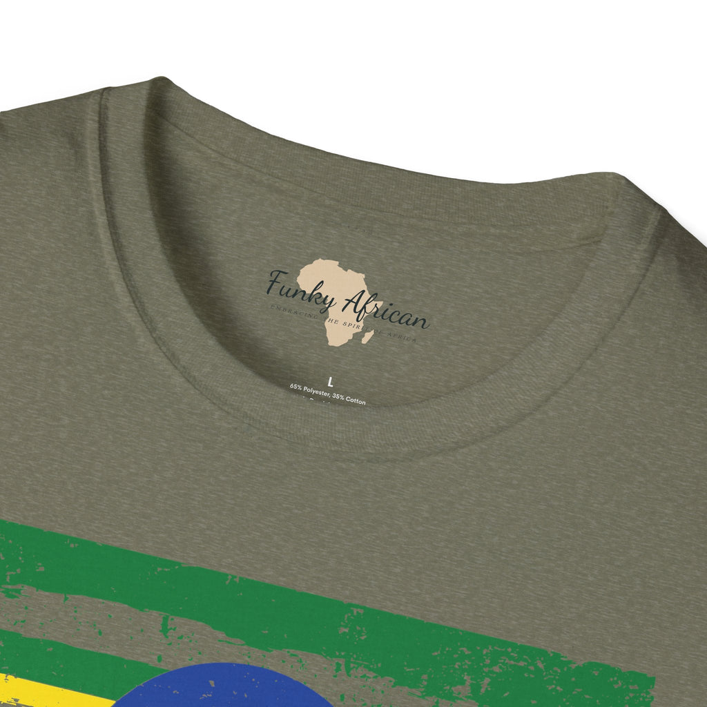 Ethiopia strip unisex softstyle tee Funky African