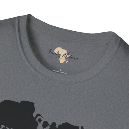 African map unisex softstyle tee