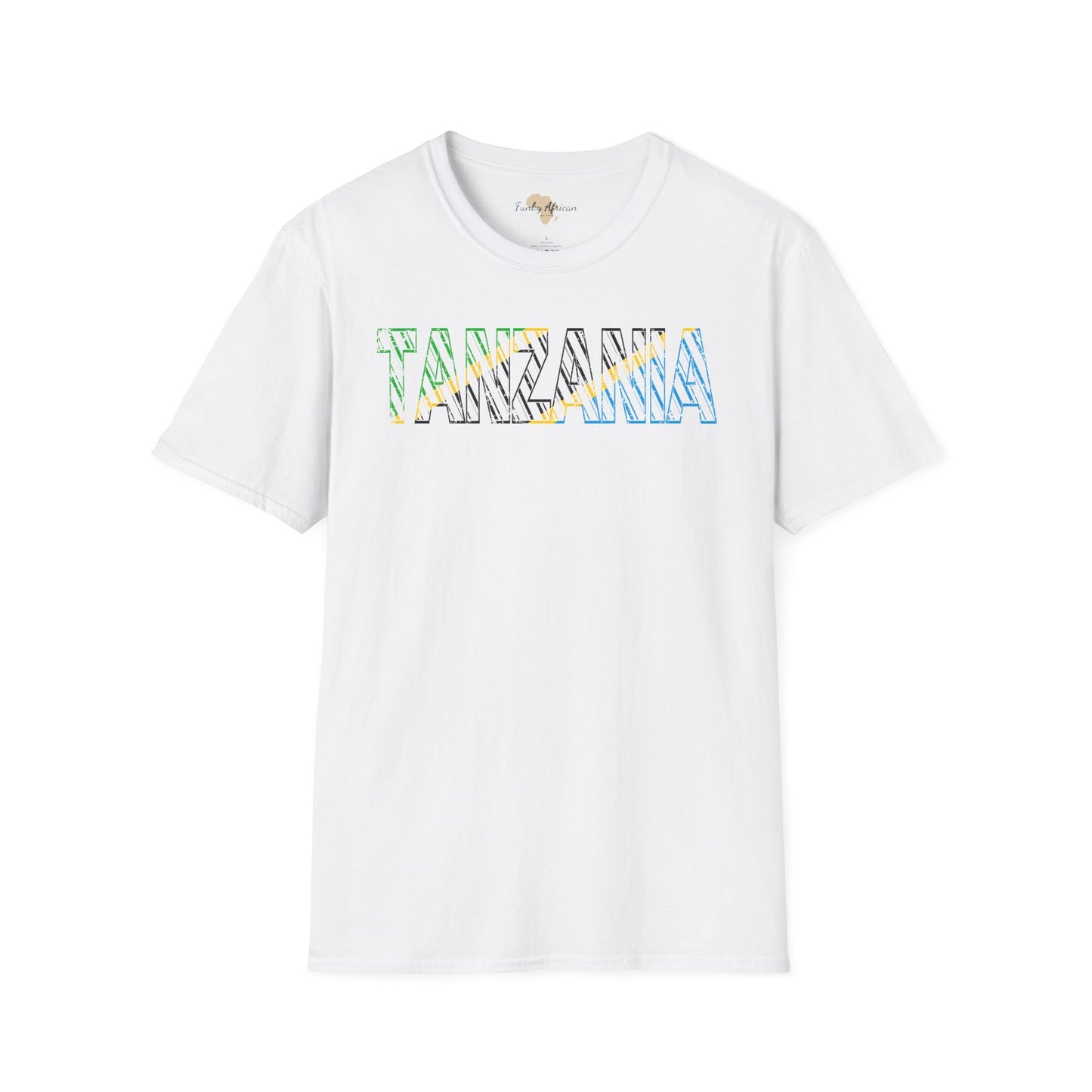 Tanzania text unisex softstyle tee