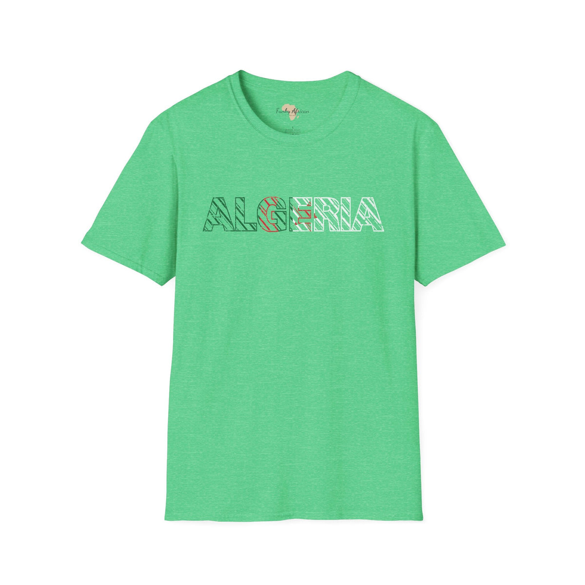 Algeria text unisex softstyle tee Funky African