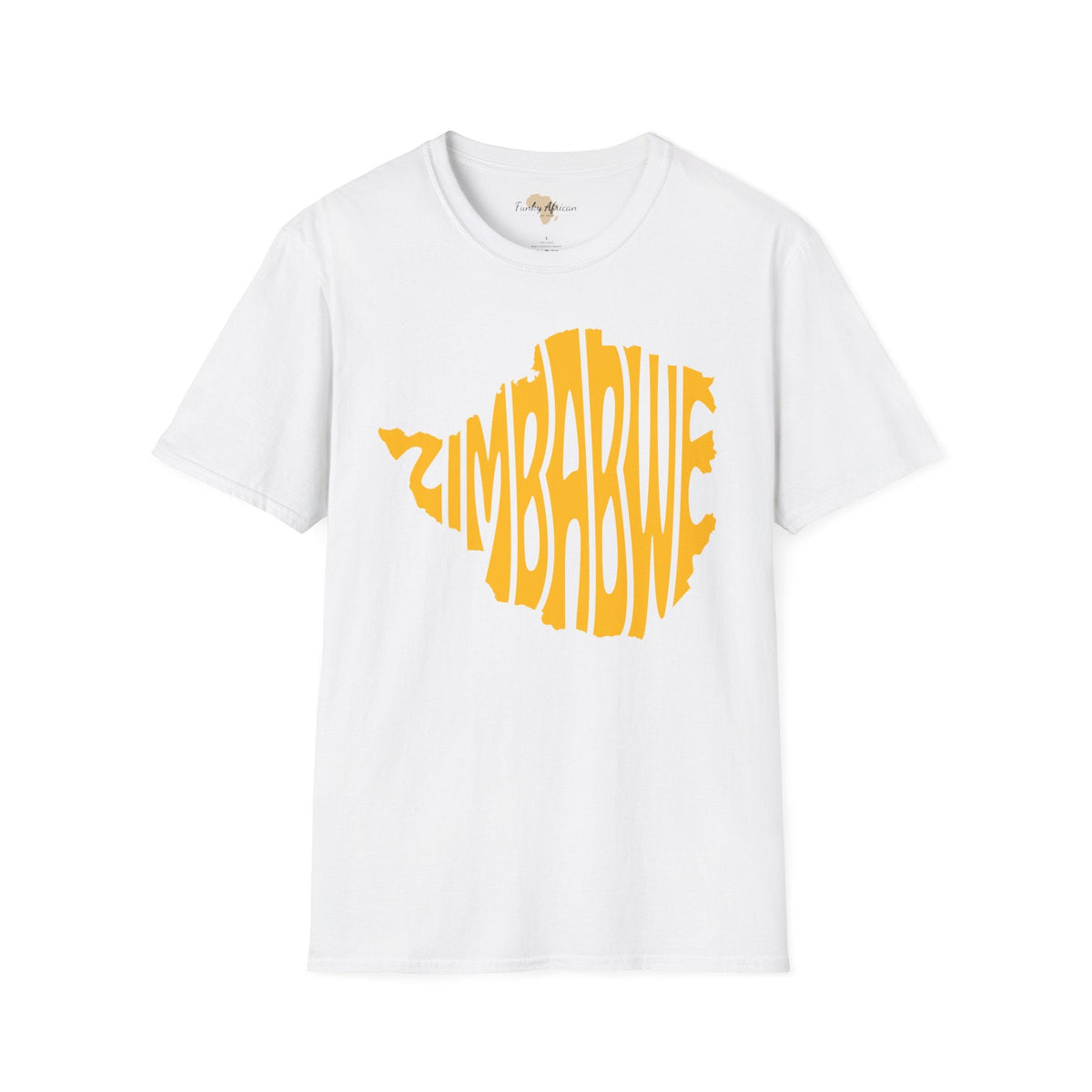 Zimbabwe cut unisex softstyle tee Funky African