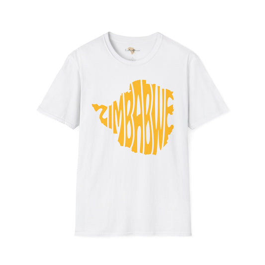 Zimbabwe cut unisex softstyle tee Funky African