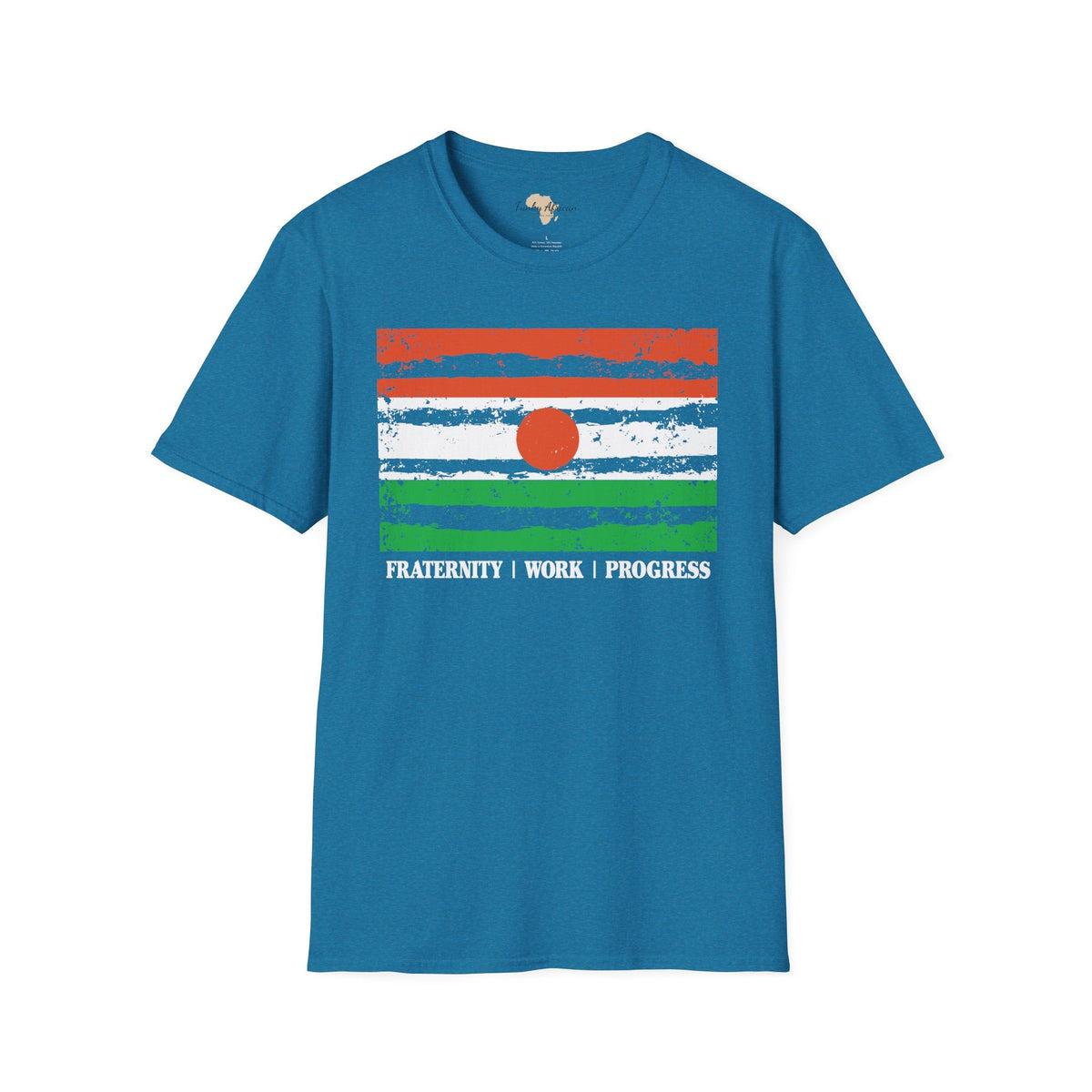 Nigerien strip unisex softstyle tee Funky African