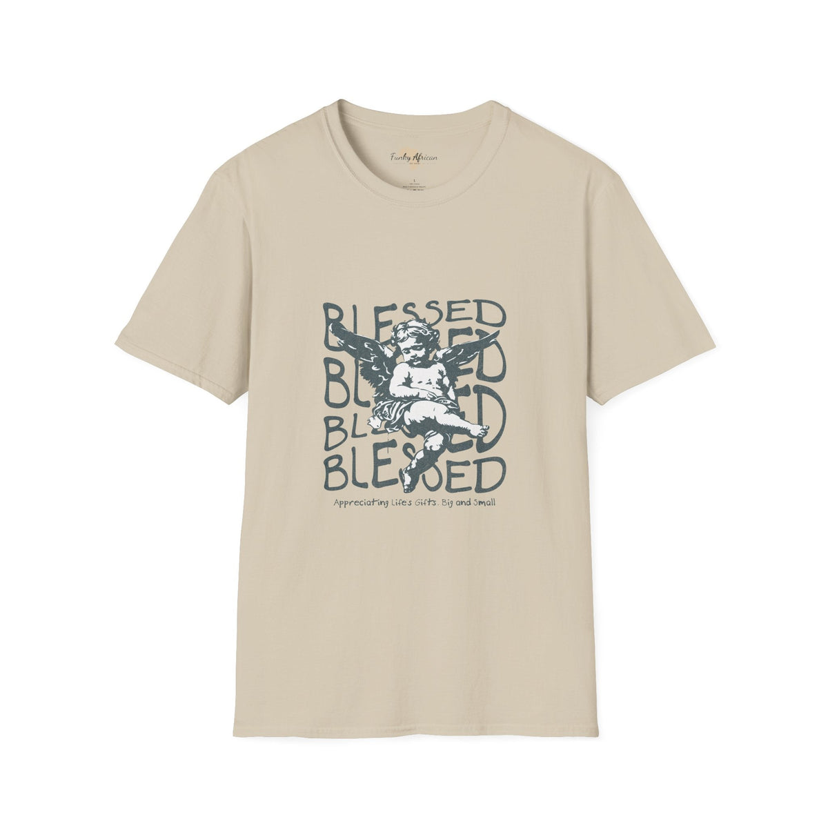 Blessed unisex softstyle tee Funky African