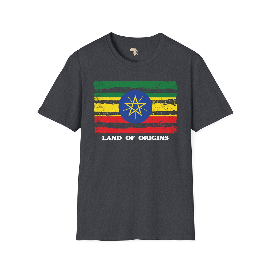 Ethiopia strip unisex softstyle tee Funky African