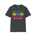 Ethiopia strip unisex softstyle tee Funky African
