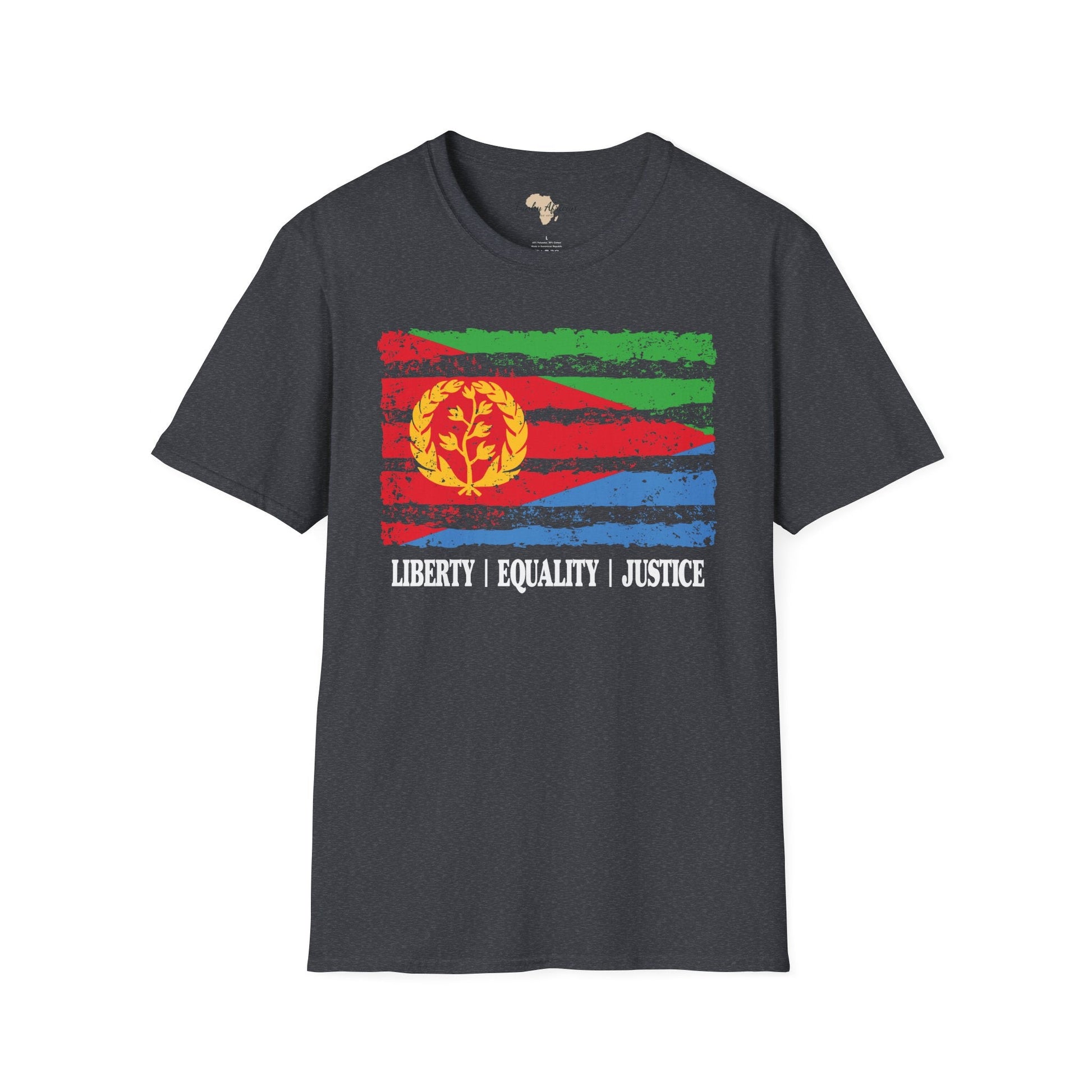 Eritrea strip unisex softstyle tee Funky African