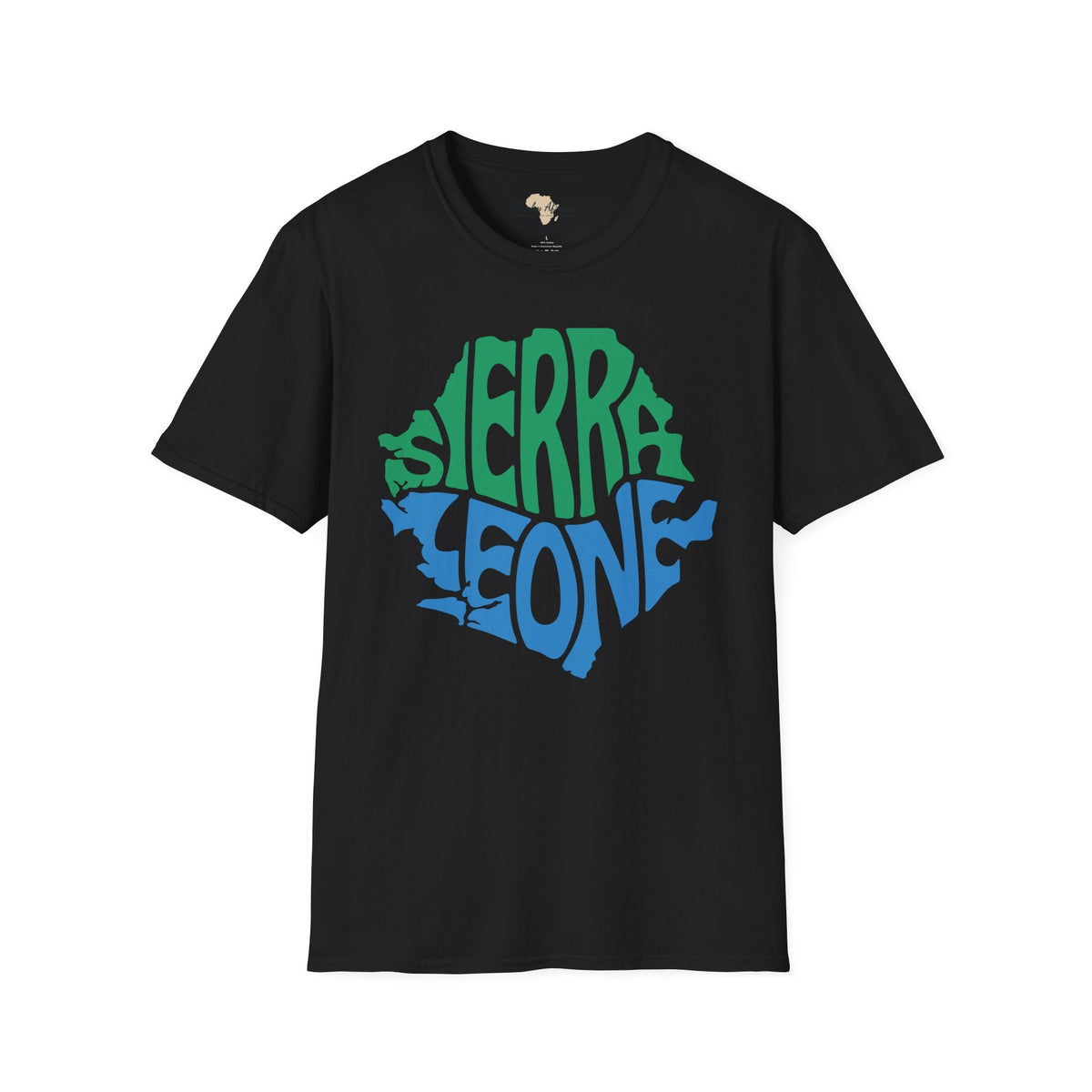 Sierra Leone cut unisex softstyle tee Funky African