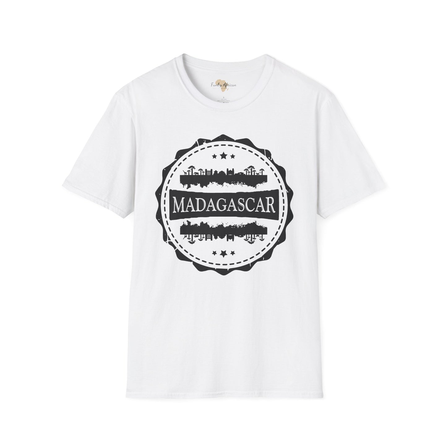 Madagascar Stamp unisex tee