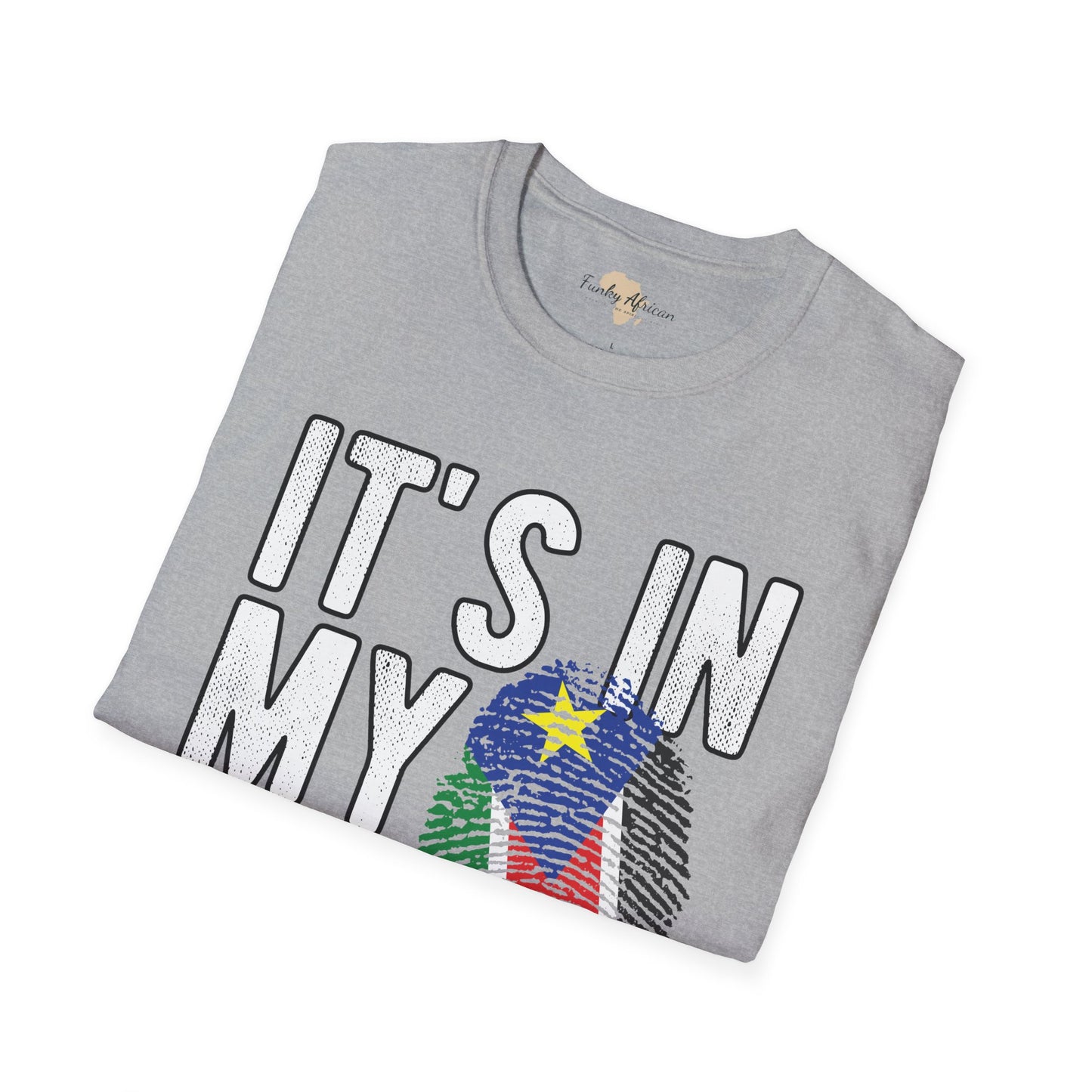 it's in my DNA unisex tee - South Sudan