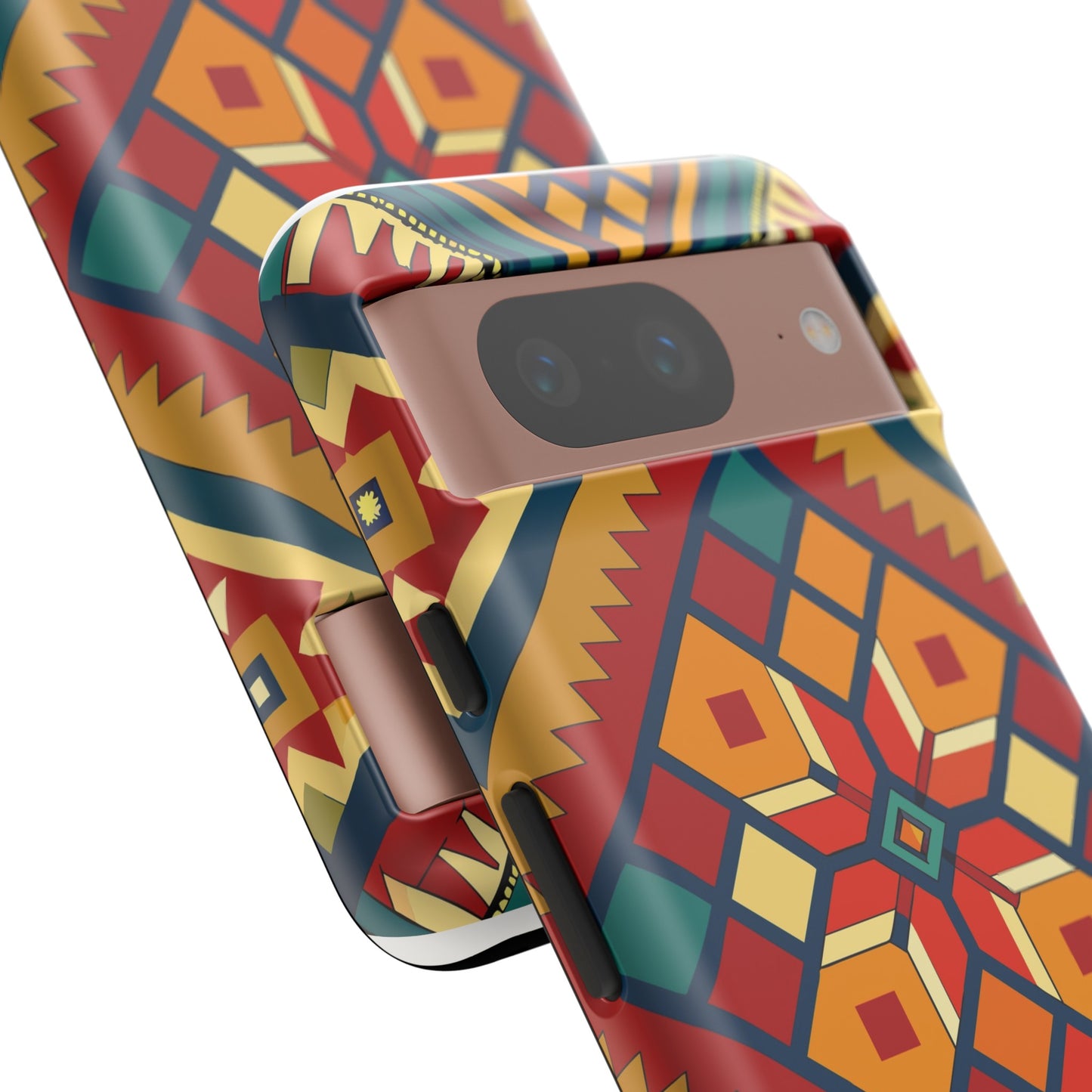 African Print Google Pixel Tough Cases