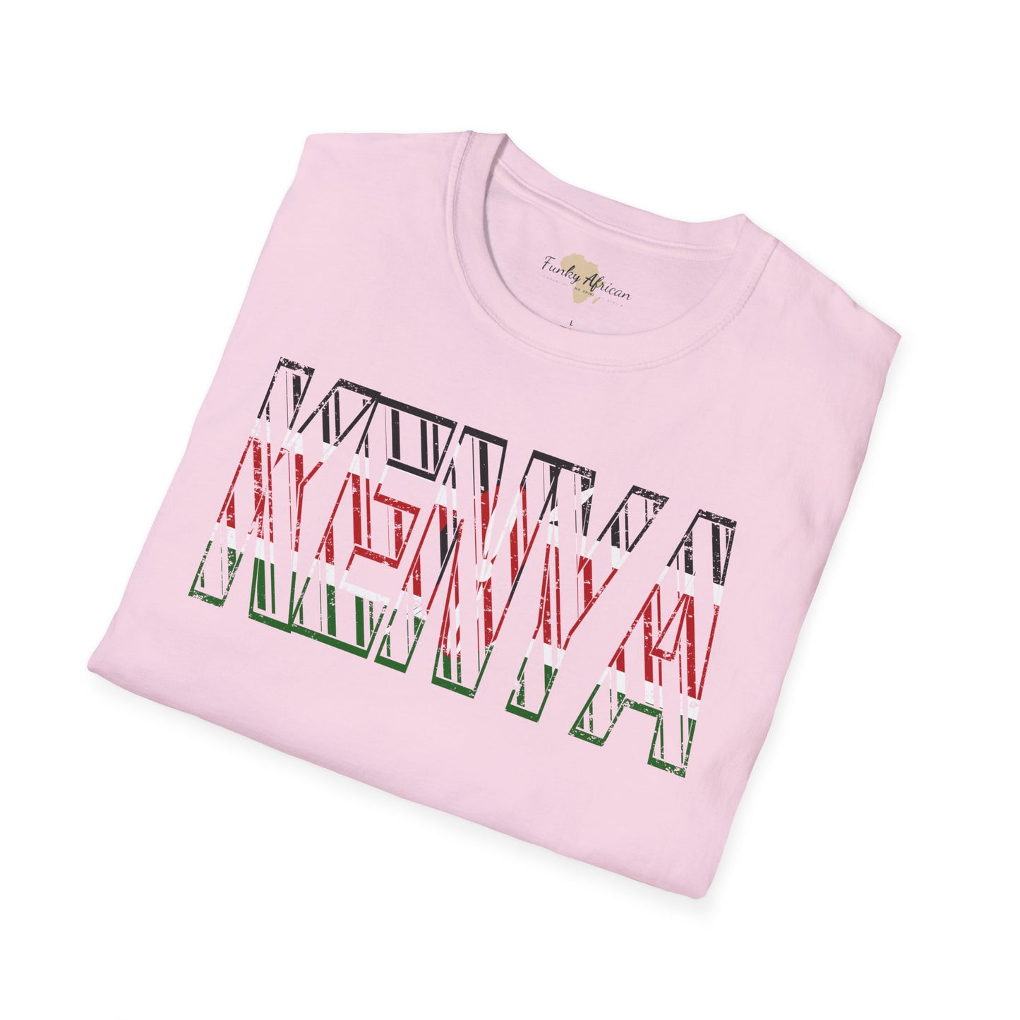 Kenya text unisex softstyle tee