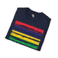 Mauritius strip unisex softstyle tee Funky African
