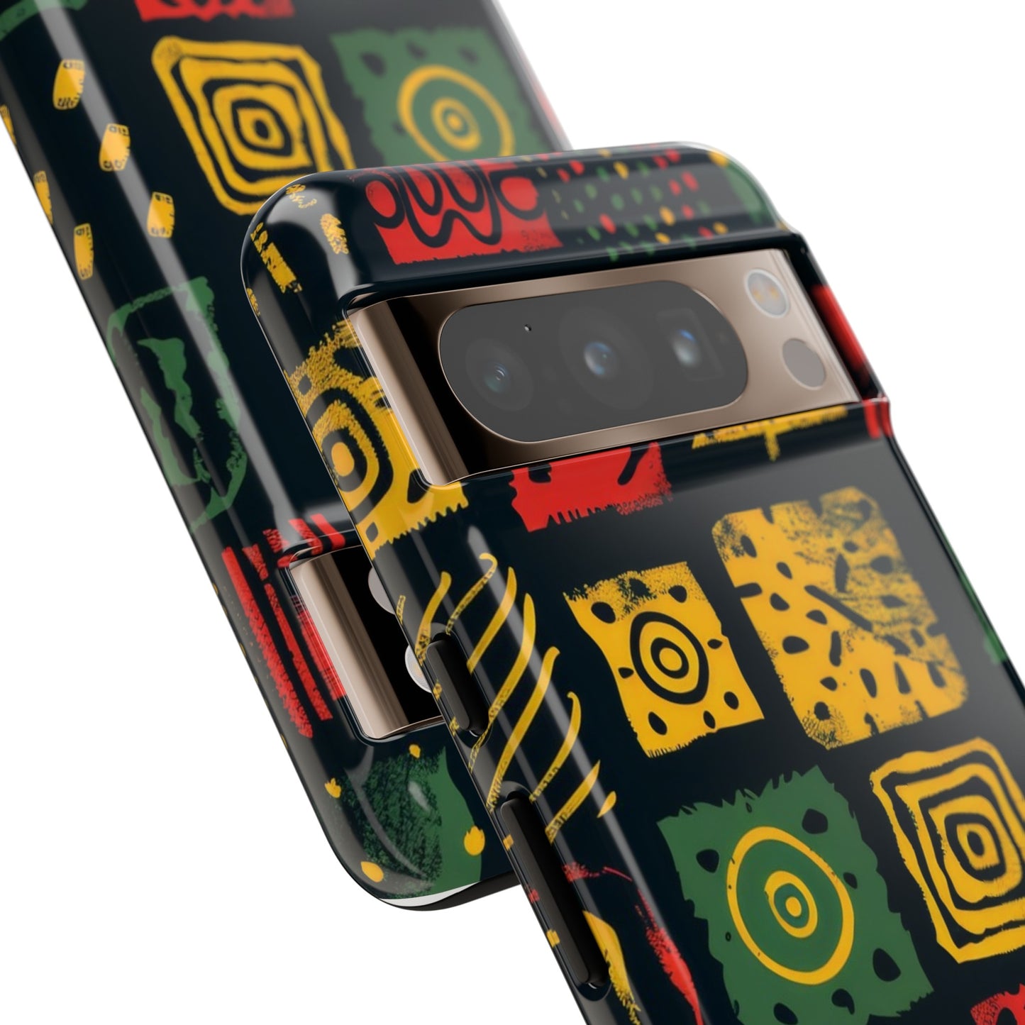 African Print Google Pixel Tough Cases