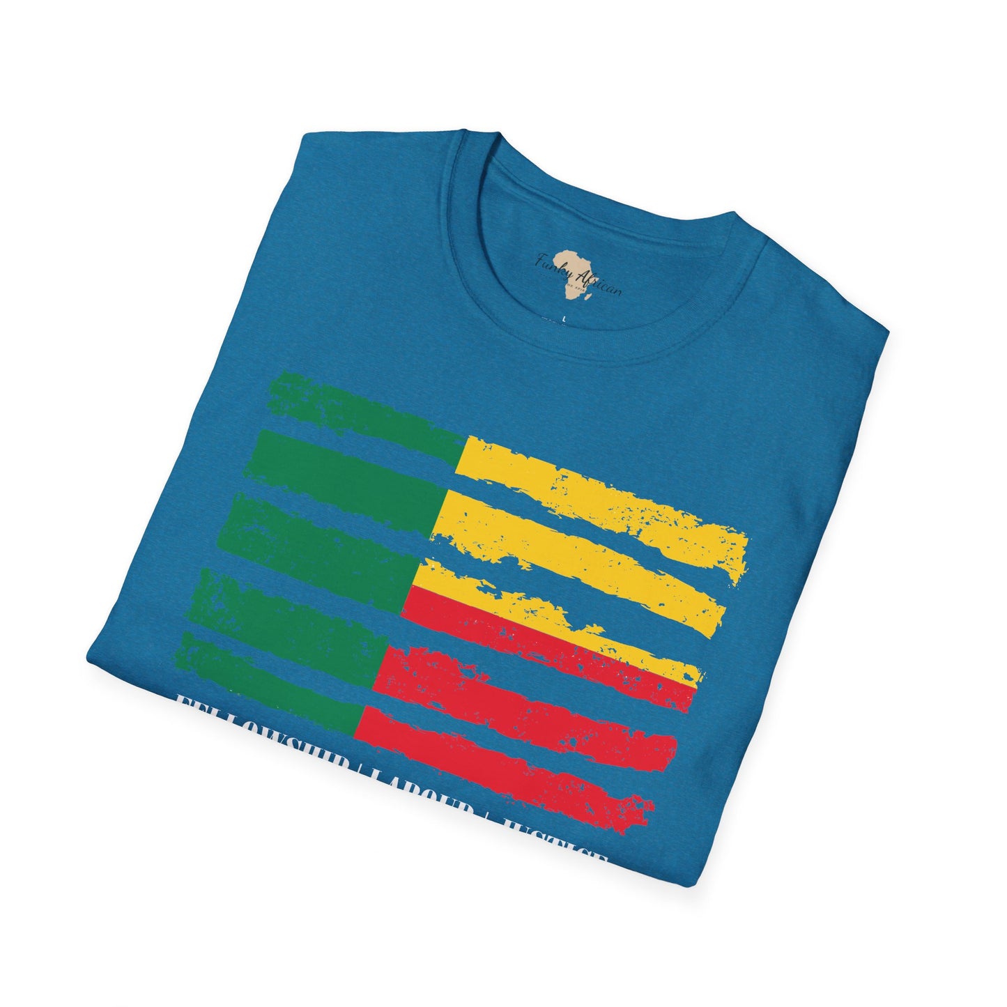 Benin strip unisex softstyle tee