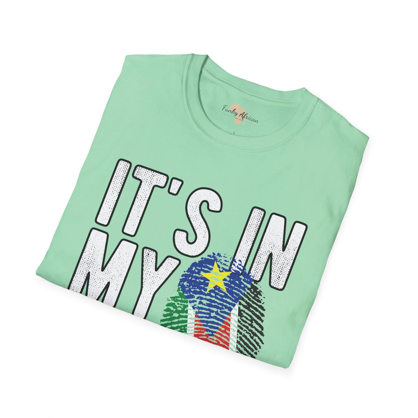 it's in my DNA unisex tee - South Sudan