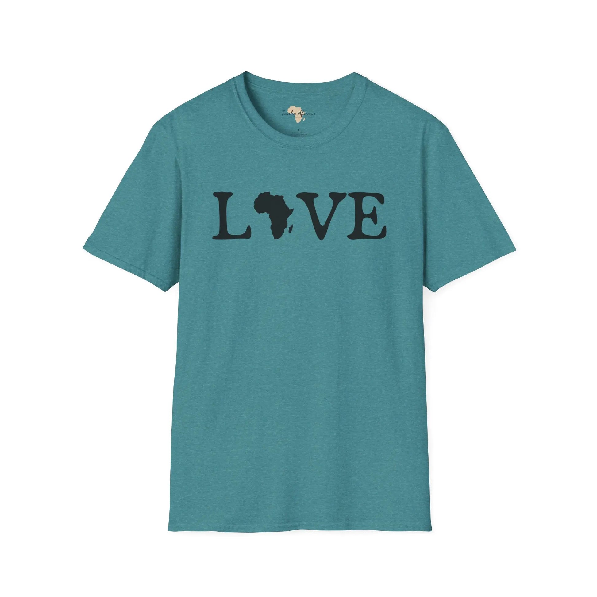 One love unisex softstyle tee Funky African