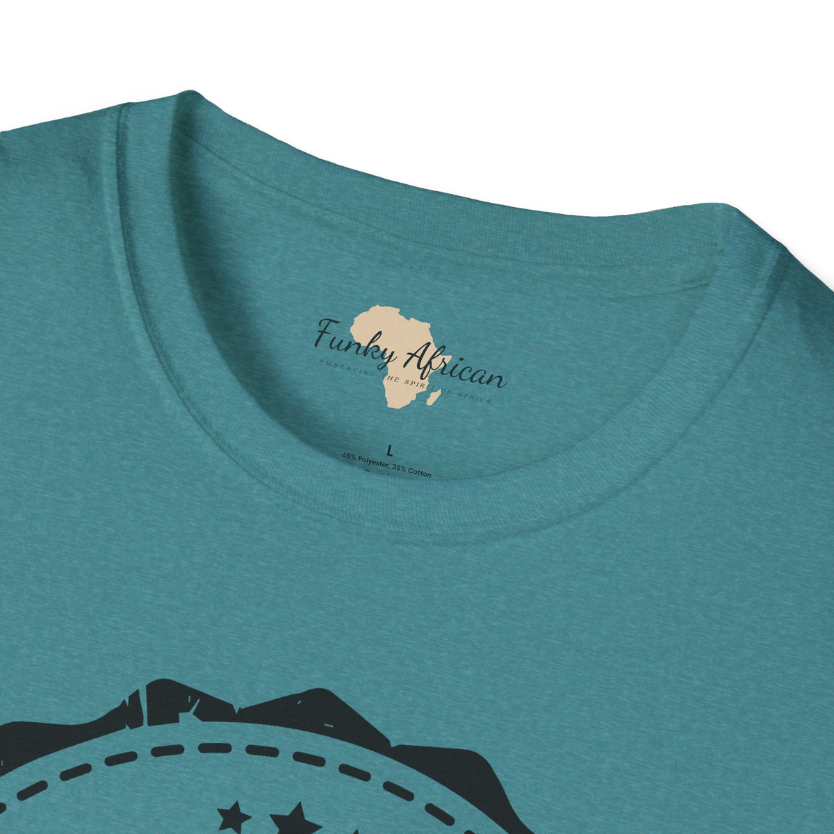 Mauritania Stamp unisex tee Funky African